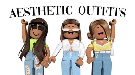 Aesthetic Roblox Outfit Ideas *WITH CODES* - YouTube