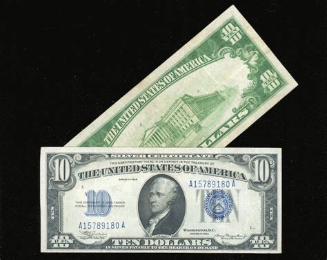 1934 10 Dollar Bill F-XF fine to Extremely Fine Grade, Choose by Grade ...