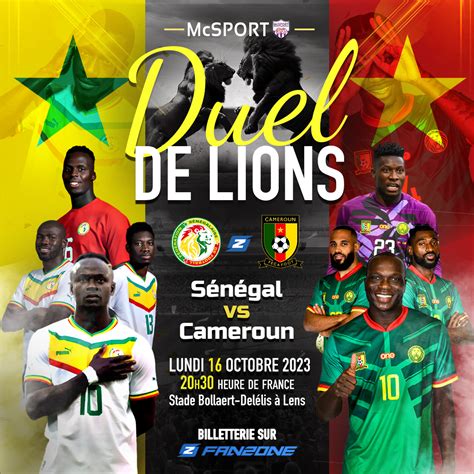 Accréditation Médias Match amical Sénégal vs Cameroun - Fédération ...