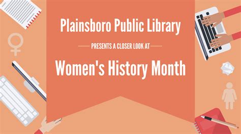 Women's History Month - Plainsboro Public Library