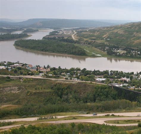 Randomly Point On A Map: Peace River, Alberta, Canada - Flight965