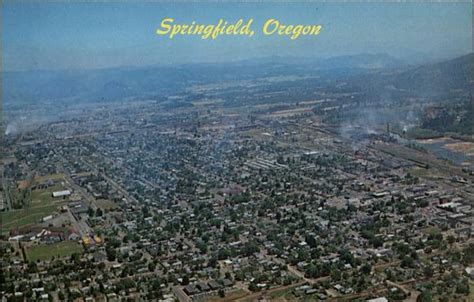 Aerial View Springfield, OR