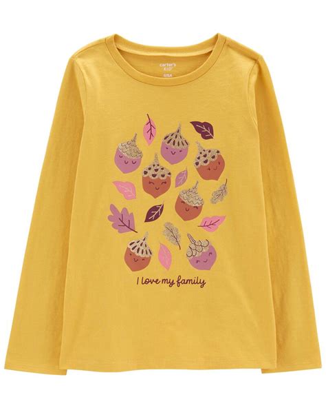 Yellow Acorn Jersey Tee | carters.com