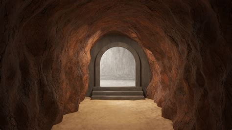 Cave tunnel 02 3D model | CGTrader