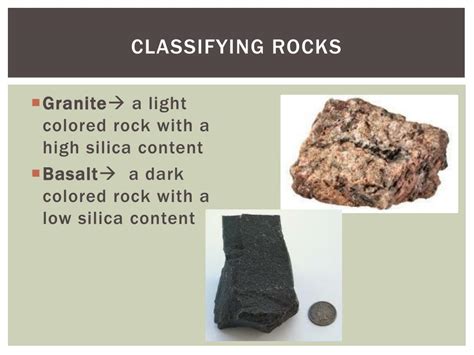 PPT - Classifying Rocks Section 4-1 PowerPoint Presentation, free ...