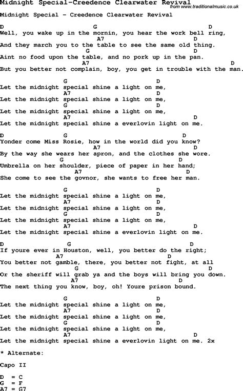 Blues Guitar lesson for Midnight Special-Creedence Clearwater Revival ...