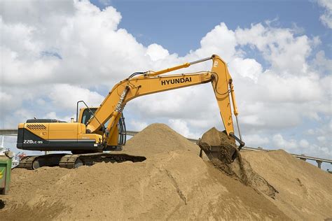 excavation, power shovel, excavator, sand, digger, construction site ...