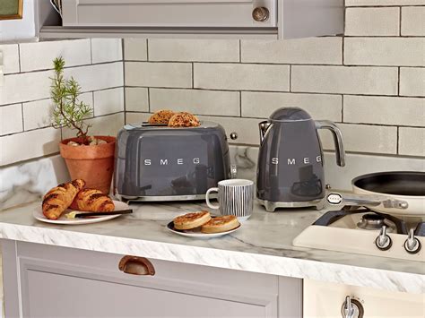 Smeg Slate Grey Kettle & Toaster