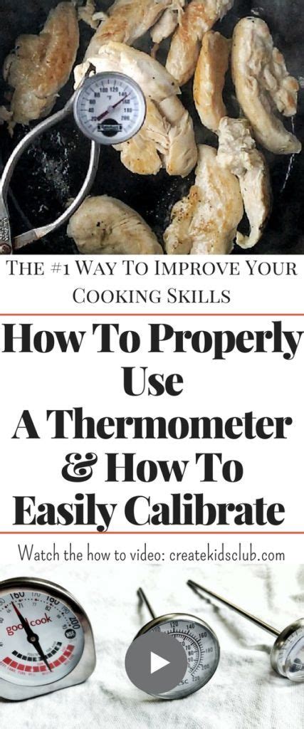 How To Properly Use & Calibrate A Thermometer | Cooking, Cooking basics ...