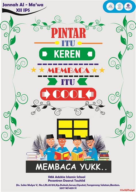 Poster Membaca Buku – Lakaran