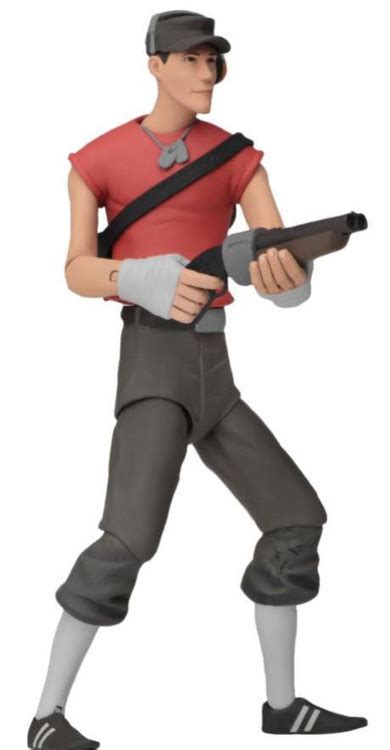 NECA Team Fortress 2 RED Series 4 Scout 7 Action Figure - ToyWiz