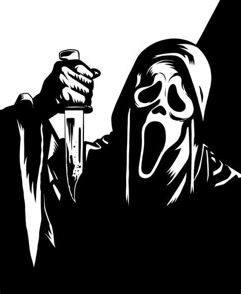 Inktober day 4: Ghostface! in 2020 | Horror artwork, Horror icons ...