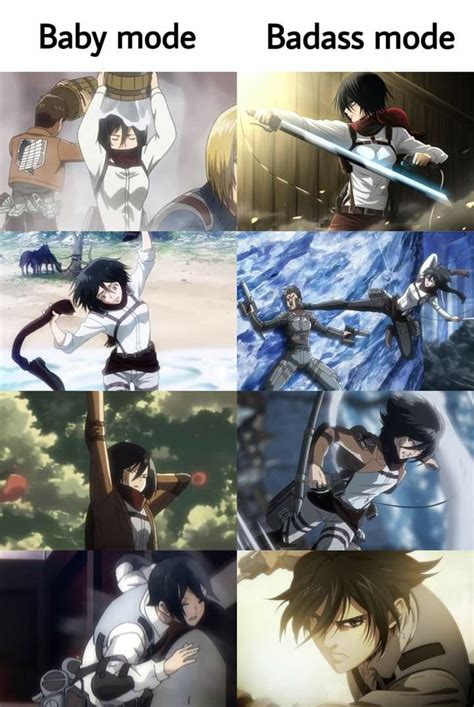 Mikasa Ackerman ⚔️ AOT | Attack on titan anime, Attack on titan comic ...