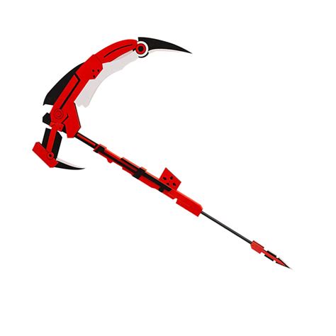 Buy Vokaer RWBY Ruby Rose Scythe Crescent Moon Rose Cosplay Prop Weapon ...