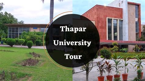 Thapar University Campus Tour | Patiala - YouTube