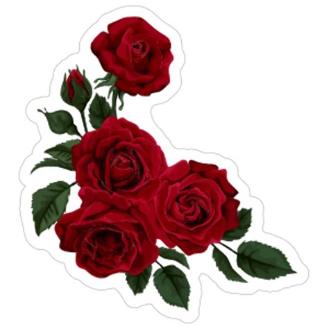 Download High Quality transparent stickers rose Transparent PNG Images ...