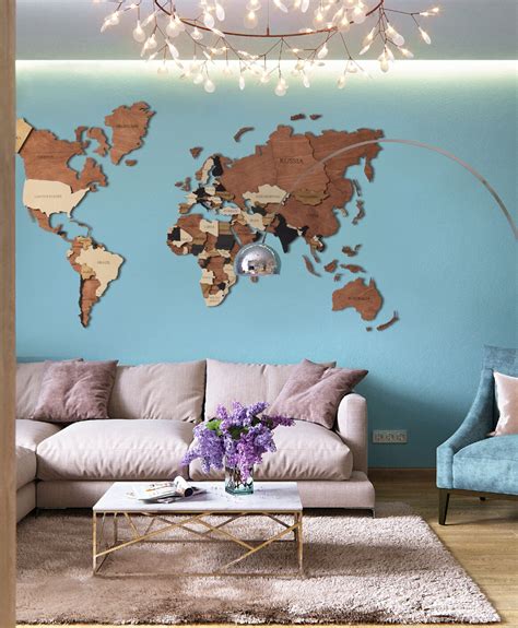 20+ Decorative Maps Of The World - DECOOMO