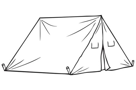 177 Camping Tent Black White Clipart Royalty-Free Photos and Stock ...