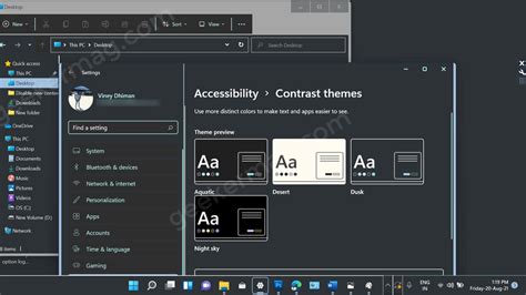 How To Enable/Disable High Contrast Theme in Windows 11