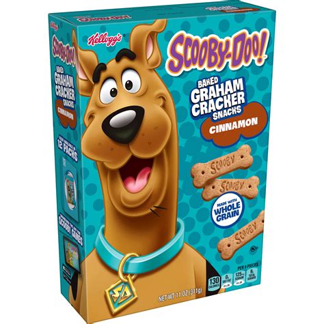 Kellogg's SCOOBY-DOO! Baked Graham Cracker Snacks, Made With Whole ...