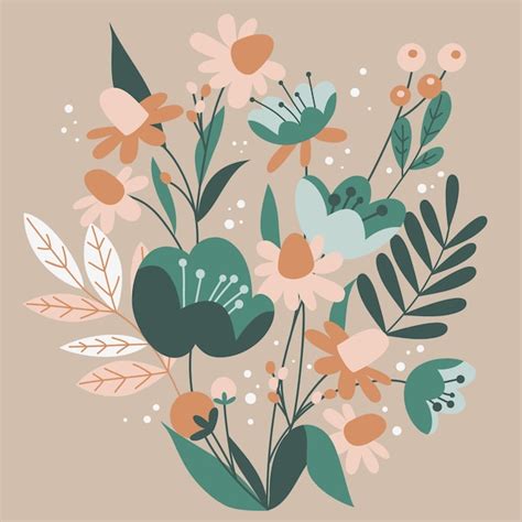 Graphic Flowers Illustration Images - Free Download on Freepik