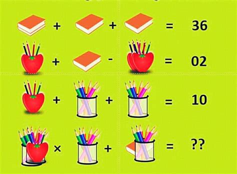 Picture math puzzle for adults | Picture puzzles, Maths puzzles, Math ...