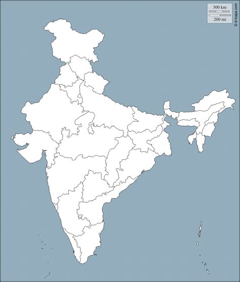 India Map with States