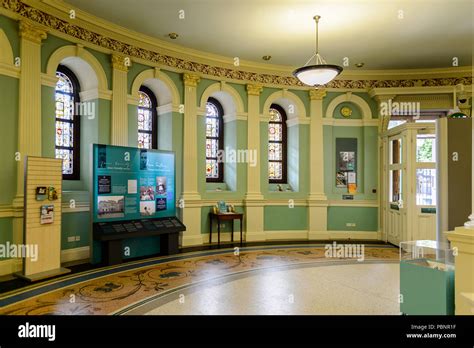 DUBLIN, IRELAND - JULY 12, 2016: Interior of the National Library of ...