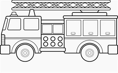 Free Fire Truck Coloring Pages Printable