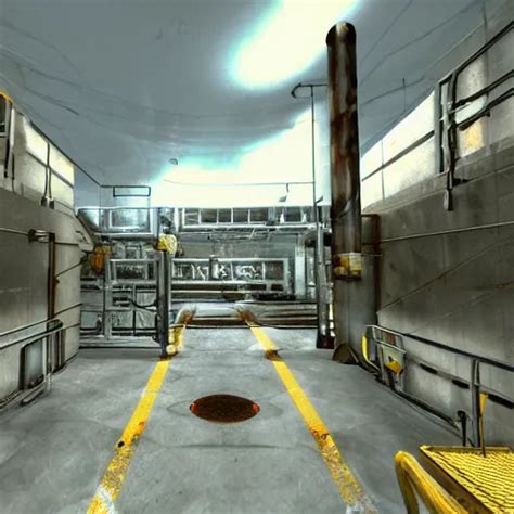 Black Mesa Research Facility, Half-life, Gordon | Stable Diffusion ...