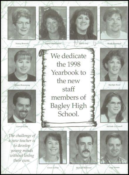 Explore 1998 Bagley High School Yearbook, Bagley MN - Classmates