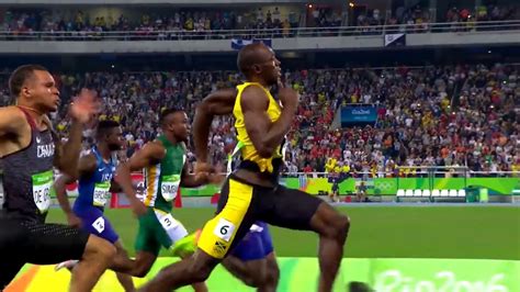 Usain Bolt 100m Final. - YouTube