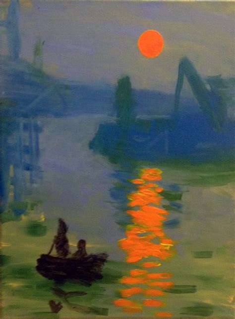 Monet, Impression, Sunrise on Behance