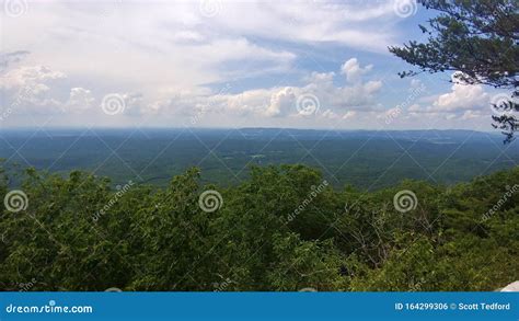 Cheaha Mountain View Overlook Scenic Route Stock Photo - Image of ...