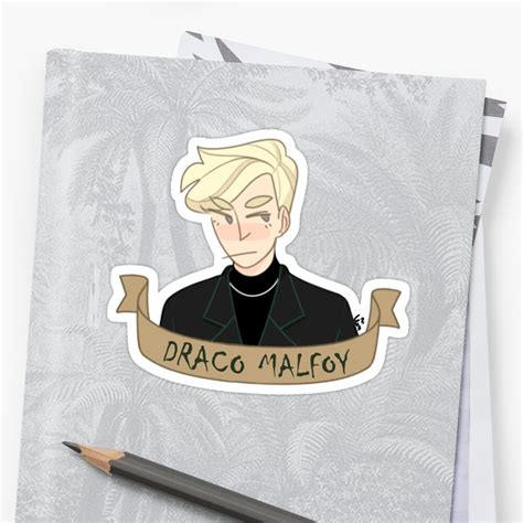 "Draco Malfoy (ver 1)" Stickers by luxraays | Redbubble