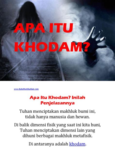 Apa Itu Khodam - Inilah Jenis-Jenisnya | PDF