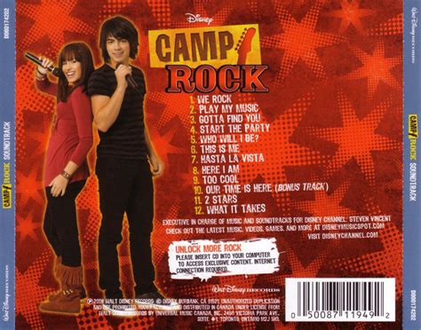 Encartes Pop: Encarte: Camp Rock Soundtrack