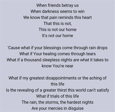 Blessings Lyrics