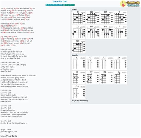 Chord: Good for God - tab, song lyric, sheet, guitar, ukulele | chords.vip