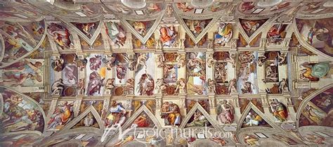 Sistine Chapel Ceiling Wallpaper Mural by Magic Murals