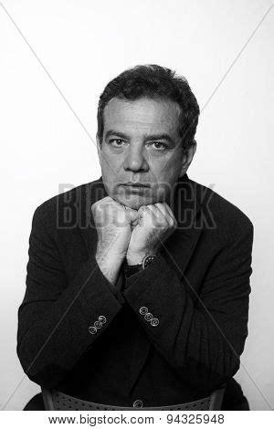 Sad Man. Black White Image & Photo (Free Trial) | Bigstock