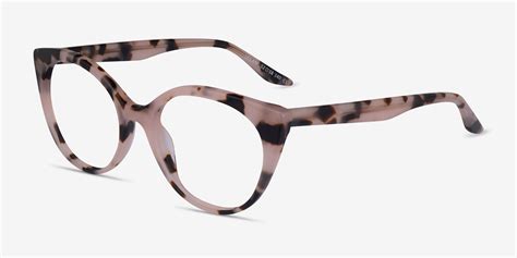 Leilani Cat Eye Pink Tortoise Glasses for Women | Eyebuydirect