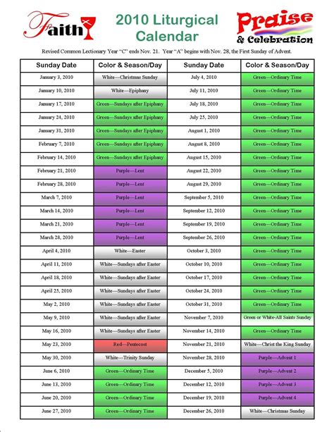 United Methodist Liturgical Calendar 2023