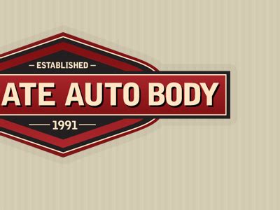 Auto Body Shop Logo by Jim McKendree on Dribbble