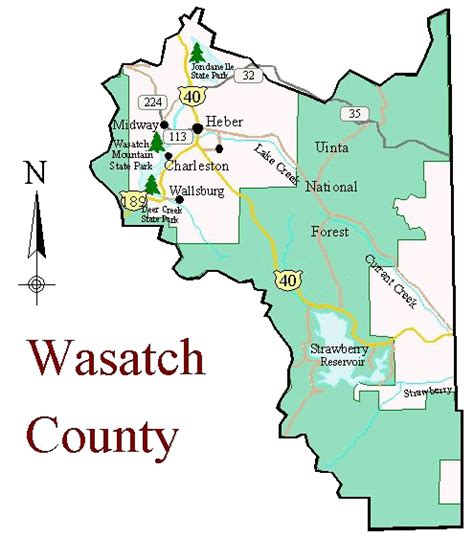 Wasatch County Map