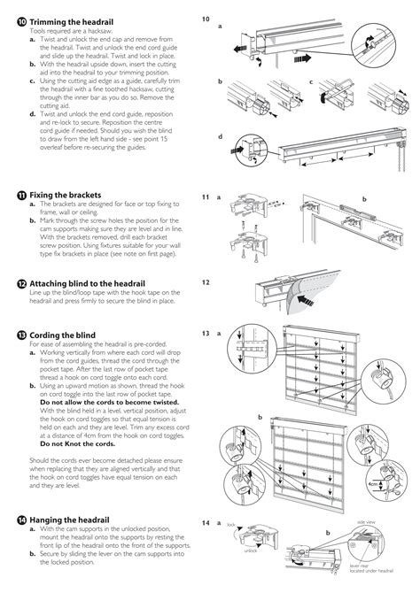 Connect roman blind fitting instructions