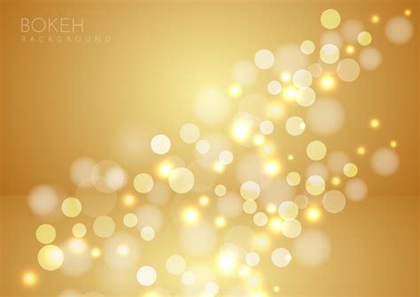 Gold Bokeh Background Vector Art, Icons, and Graphics for Free Download