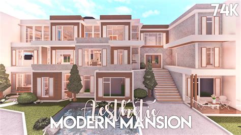 Bloxburg Modern Mansion Build - Image to u