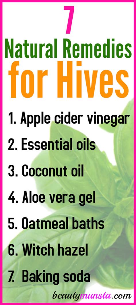 7 Natural Remedies for Hives - beautymunsta