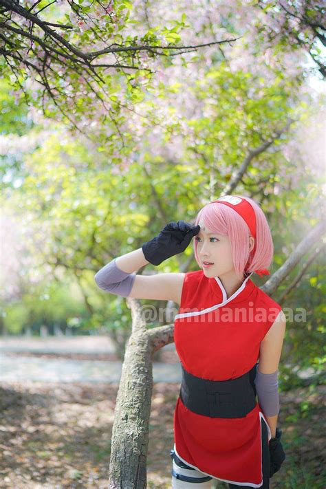 Pin oleh Cosplay Galaxy di Sakura Haruno (Naruto) | Kostum cosplay ...